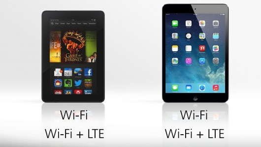 Both tablets are sold in both Wi-Fi only and Wi-Fi with LTE models
