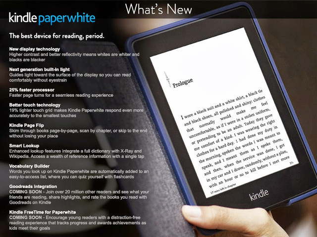 All-New Kindle Paperwhite Page Flip