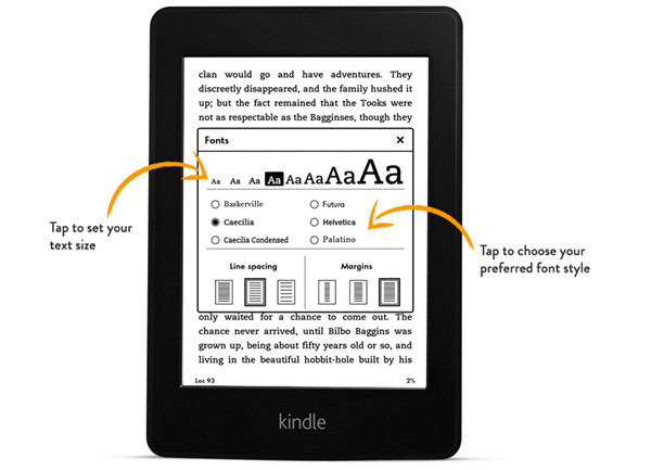 All-New Kindle Paperwhite Adjustable Text